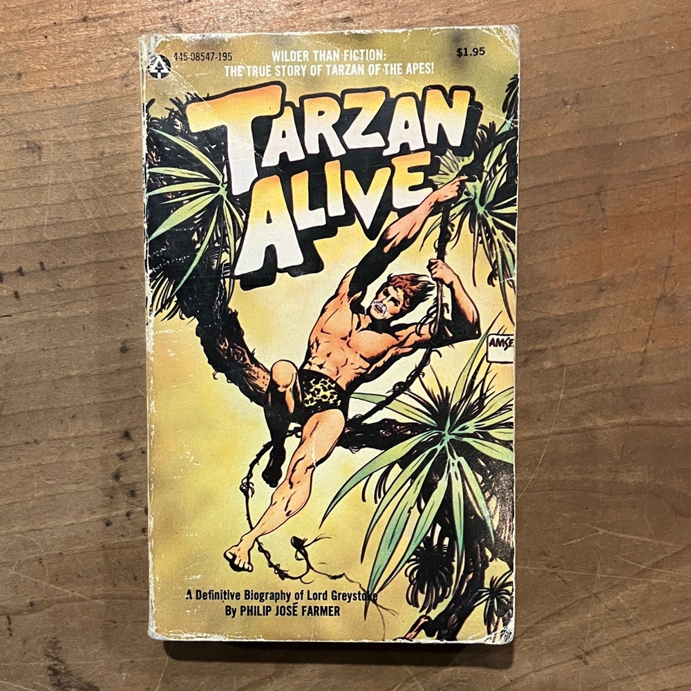 Tarzan Alive paperback Book - Vintage 1976 by Philip Jose Farmer